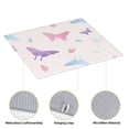 thumbnail image 4 of XMXT Microfiber Drying Mats, Fantasy Pink Butterfly Print Absorbent Dish Drying Mat for Kitchen Counter, 16 x 18 inches, 4 of 9
