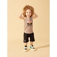 thumbnail image 4 of Little Star 100% Organic Cotton 2-Pack Toddler Boy Shorts, 4 of 11
