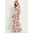 thumbnail image 3 of June + Vie Women's Plus Size Boho Maxi Dress, 3 of 5