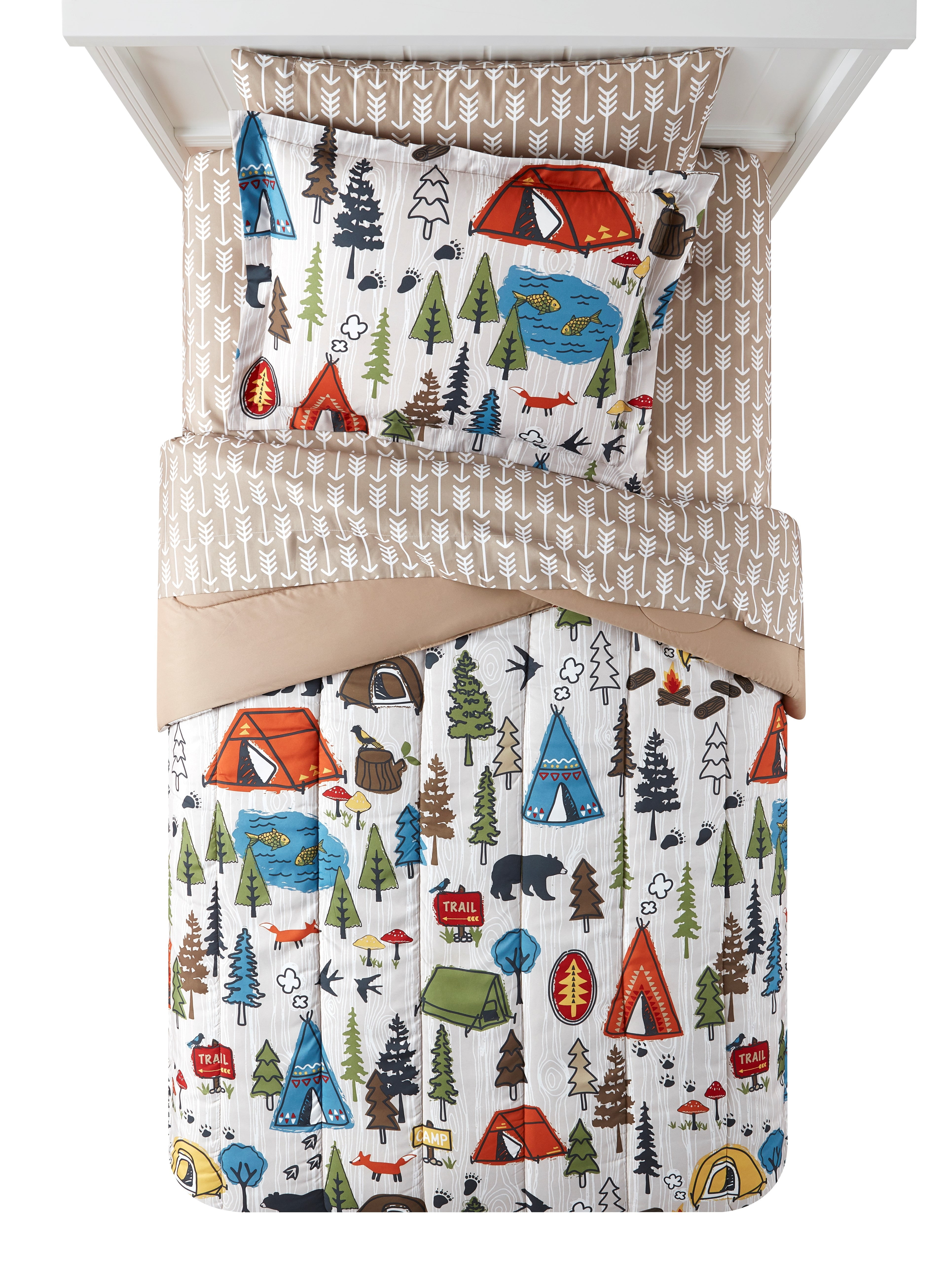 Your Zone Camping Bed In A Bag Set Walmart Com Walmart Com
