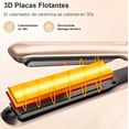 thumbnail image 3 of Plancha De Cabello Profesional De Para Pelo Color Dorado, 3 of 4