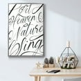 thumbnail image 5 of Heaven and Nature - Framed Gallery Wrapped Holiday Canvas - 25 x 37 - Silver Frame, 5 of 8