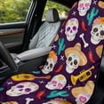 thumbnail image 6 of ZUXONGSY Car Seat Cover Towel Sugar Skull Sombrero Purple Print Cars Sport Towel Seat Cushion Non-Slip Auto Seat Towel Covers for After Gym Workout, Running, Beach Sports, 6 of 8