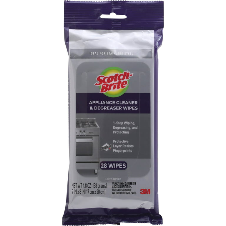 Scotch-Brite Appliance Cleaner and Degreaser Wipes (Case of 6)