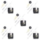 thumbnail image 2 of Movimiento de Reloj Bewildely con Manecillas de Hora y Minuto Mecanismo de Relojes de Pared Type5 NO5, 2 of 6