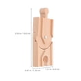 thumbnail image 2 of SWETRACE 2Pcs Wood Train Tracks for Kids Indoor Playtime Parent-Child Interaction, 2 of 8