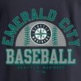 thumbnail image 3 of Men's Navy Seattle Mariners Hometown Collection Cascadia Long Sleeve T-Shirt, 3 of 4