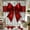 red-2, variant on 1/4pcs Creative And Fashionable Printed Bathroom Set - Christmas Bathroom Decoration And Accessories - Complete With Anti-slip Bath Mat,U-shaped Carpet,Toilet Seat Cover, Shower Curtain With 12 Hooks