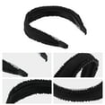 thumbnail image 4 of Unique Bargains 1 Pc Bling Beaded Headbands Hairband for Women Black 1.18 Inch Wide, 4 of 7