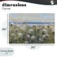 thumbnail image 4 of Stupell Industries Transitional Impressionist Seaside Meadow Canvas Art, 45 x 30, by Sally Swatland, 4 of 8