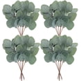 thumbnail image 1 of Paquete de 24 tallos de hojas de eucalipto artificiales, plantas verdes de eucalipto de imitación para ramo, jarrón, relleno, decoración del hogar, arreglo Floral Ofspeizc CZJJ-HQ31-1, 1 of 6