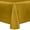 Goldenrod, variant on Ultimate Textile (3 Pack) Reversible Shantung Satin - Majestic 60 x 84-Inch Oval Tablecloth - for Home Dining Tables, Espresso Dark Brown