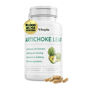 Organic Artichoke Extract 10,000mg - Liver Cleanse, Detox, Repair, Digestion Support - 60 Veggie Capsules