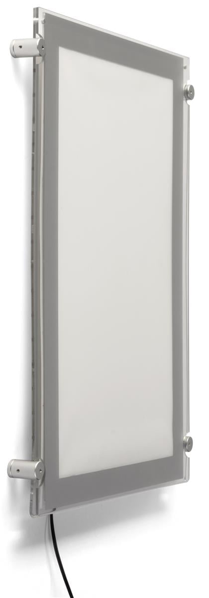 Displays2go Sign Frame with Edge Lighting, Acrylic Construction ...