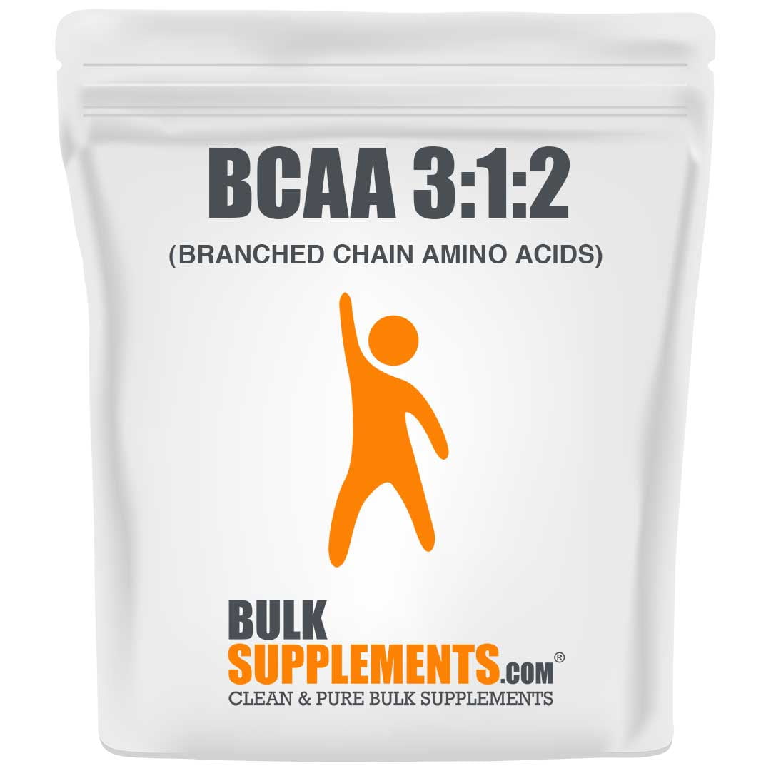 Bulksupplements.com BCAA 3:1:2 (Branched Chain Amino Acids) Powder - BCAAS Amino Acids - Amino Acids Supplement - Workout Chains (500 Grams)