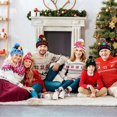 thumbnail image 4 of Sombrero de Navidad para adultos y niños, sombrero de Papá Noel, muñeco de nieve, ciervo, bastón, Año Nuevo, decoraciones para el hogar, adornos de fiesta de navidad, 4 of 4