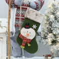 thumbnail image 4 of SLYNSHome Clearance Christmas Stockings Bulk,19.7Inch Christmas Stockings with Snowman Ornaments Xmas Cute Hanging Candy Gift Stocking Bag for Family Holiday Christmas Party Decoration (Snowman), 4 of 7
