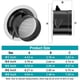 thumbnail image 4 of Riwesomey Ventilación de aire para Camper, ventilación de techo, rejilla de ventilación para RV, ventilación de techo para barco, RV, baño, Artesanía 75 mm/3 pulgadas (192 g), 4 of 6