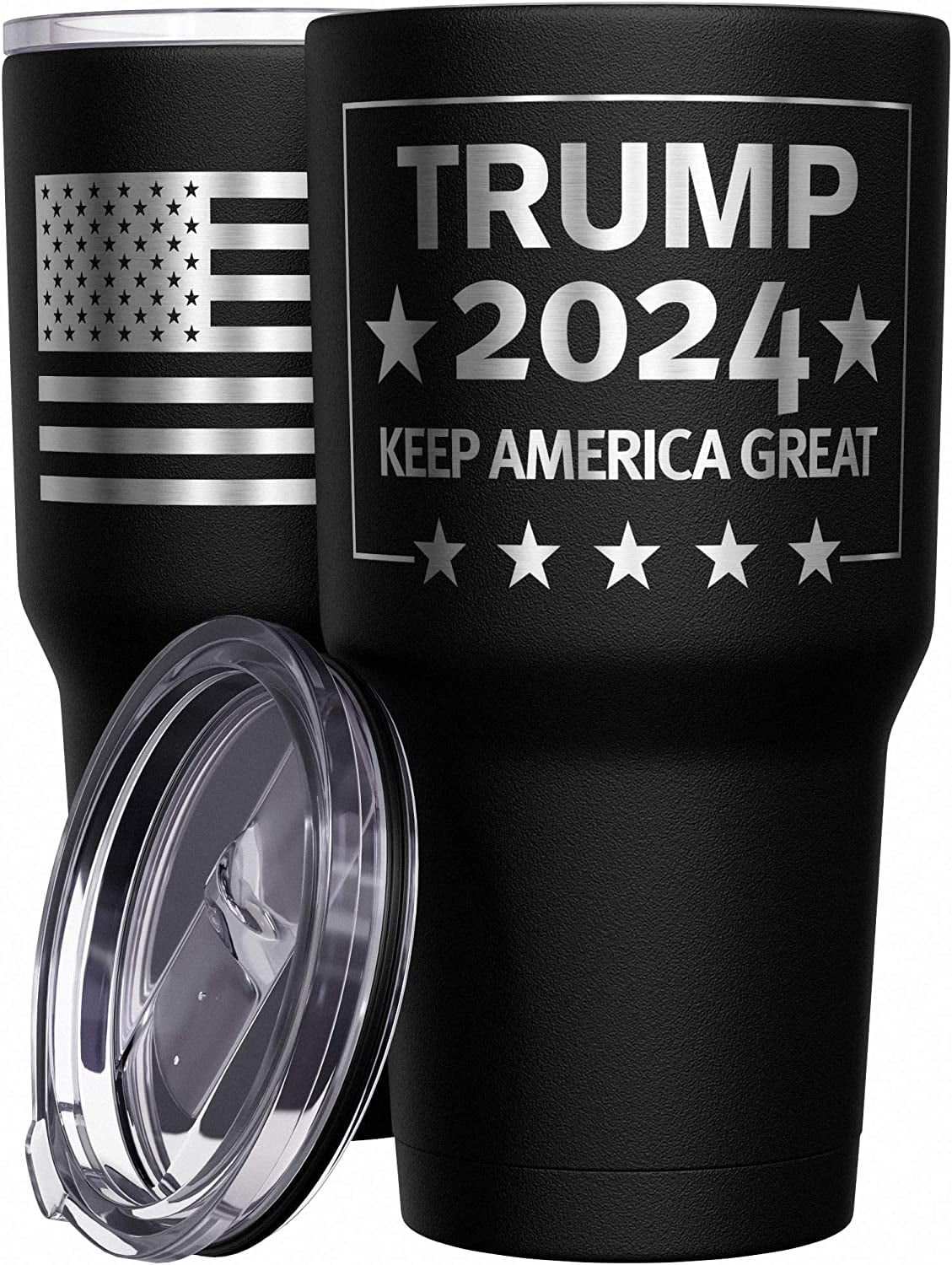  Trump 2024 Beer Can Insulator - Donald Trump MAGA Save America,  Make Liberals Cry Again,Four More Years of Liberal Tears,Insulated Cooler  Sleeve American Patriotic Gift for 16 oz. Tallboy Cans: Home