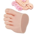 thumbnail image 4 of Practice prosthetic Foot Model, Silicone Soft Portable Professional Reusable Nail Art Foot Model  for Nail Salon for Novice Left,Right, 4 of 7