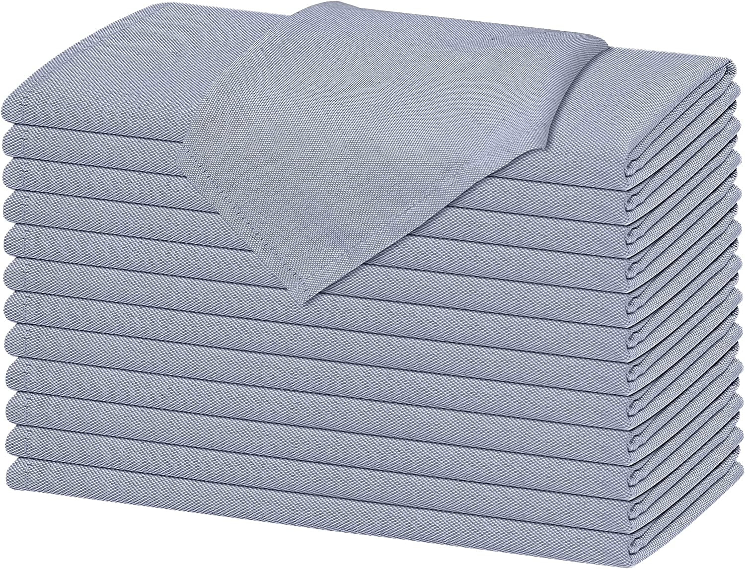 Ruvanti 12 Pack Cloth Napkins 18x18 Dinner Napkins, Soft Comfortable, Reusable Napkins, Durable