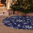 thumbnail image 6 of Rateoe Bicycle1 Print Christmas Tree Skirt 30" for Xmas Holiday New Year Party Circle Tree Mat Ornaments Decoration, 6 of 7