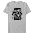 thumbnail image 1 of Men's Marvel: Moon Knight Jumping Into Action From Above  T-Shirt - Silver - Large, 1 of 3