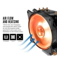 thumbnail image 3 of Cooler Master MAP-T4PN-220PC-R1 Cooling Fan/Heatsink - 1 x 120 mm - 2000 rpm66.7 CFM - 30 dB(A) Noise - 4-pin PWM - Socket AM3 PGA-941, Socket FM2, Socket AM2+ PGA-940, Socket FM1, Socket AM4, Socket, 3 of 13