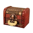 thumbnail image 5 of Grandest Birch Vintage Engraved Jewelry Storage Box Treasure Holder Organizer Case with Lock Antique Storage Container with Lock E, 5 of 5