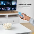 thumbnail image 3 of Incipio Universal TV Remote Control with Bright Colors – Easy-to-Find, User-Friendly Design, Compatible with Most TV Brands & Streaming Devices, 3 of 10