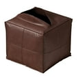 thumbnail image 1 of GROWTH TANK Unstuffed Ottoman Pouf Cover Decoration Large Capacity Footstool for Bedroom Brown, 1 of 9