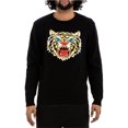 thumbnail image 1 of Suéter de tigre Hudson para hombre negro extragrande, 1 of 1
