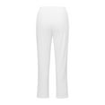 thumbnail image 6 of Viadha Cargo Pants Casual Slim High Elastic Waist Color Sports Cotton and Linen Pants, 6 of 7