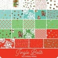 thumbnail image 2 of Riley Blake Jingle Bells Fabric Collection 2.5" Rolie Polie, 2 of 3