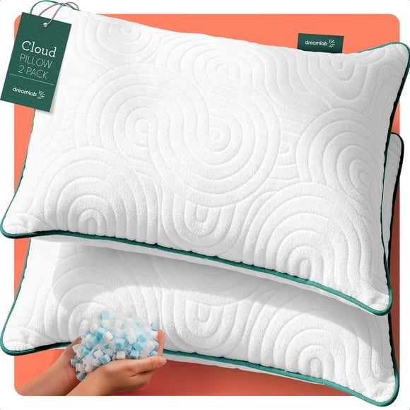 Almohadas Cloud Dreamlab, Hipoalergenica, Tamaño Estandar, 2 Pack
