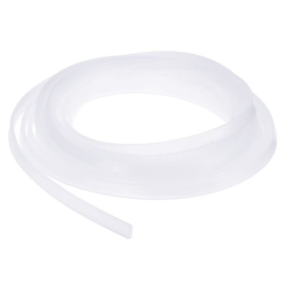 Clear Rubber U Channel Edge Trim, Silicone Door Seal Strip 1/16" Slot Fit for 1/32"-3/32" Edge