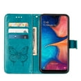 thumbnail image 3 of Galaxy A30 / A20 Phone Case, Dteck Embossed Butterfly PU Leather Wallet Foilo Case Stand Protective Cover with Hand Strap [Built-in card slots/money pocket] for Samsung Galaxy A30 A20, Blue, 3 of 5