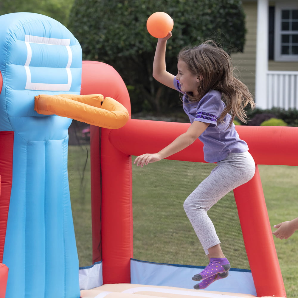60′ x 94′ Full Court basketball Surface - Happy Backyards