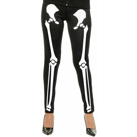 Skeleton Leggings Women's Adult Halloween Costume