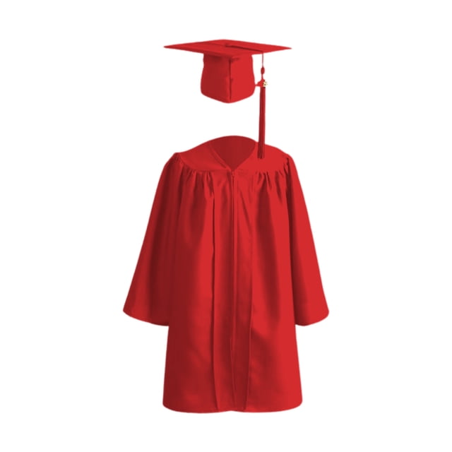 Kids Graduation Cap and Gown Shiny Kindergarten Graduation Gown