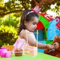 thumbnail image 2 of 1 Set Doll Garment Rack With Dolls Clothes Hanger Doll Clothes Storage Rack Baby Shower Supplies, 2 of 9