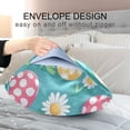 thumbnail image 4 of Yayeee Pillowcase King Size Set of 2 Satin Wrinkle Resistant Pillow Case, Cartoon Easter Bunny, 4 of 8