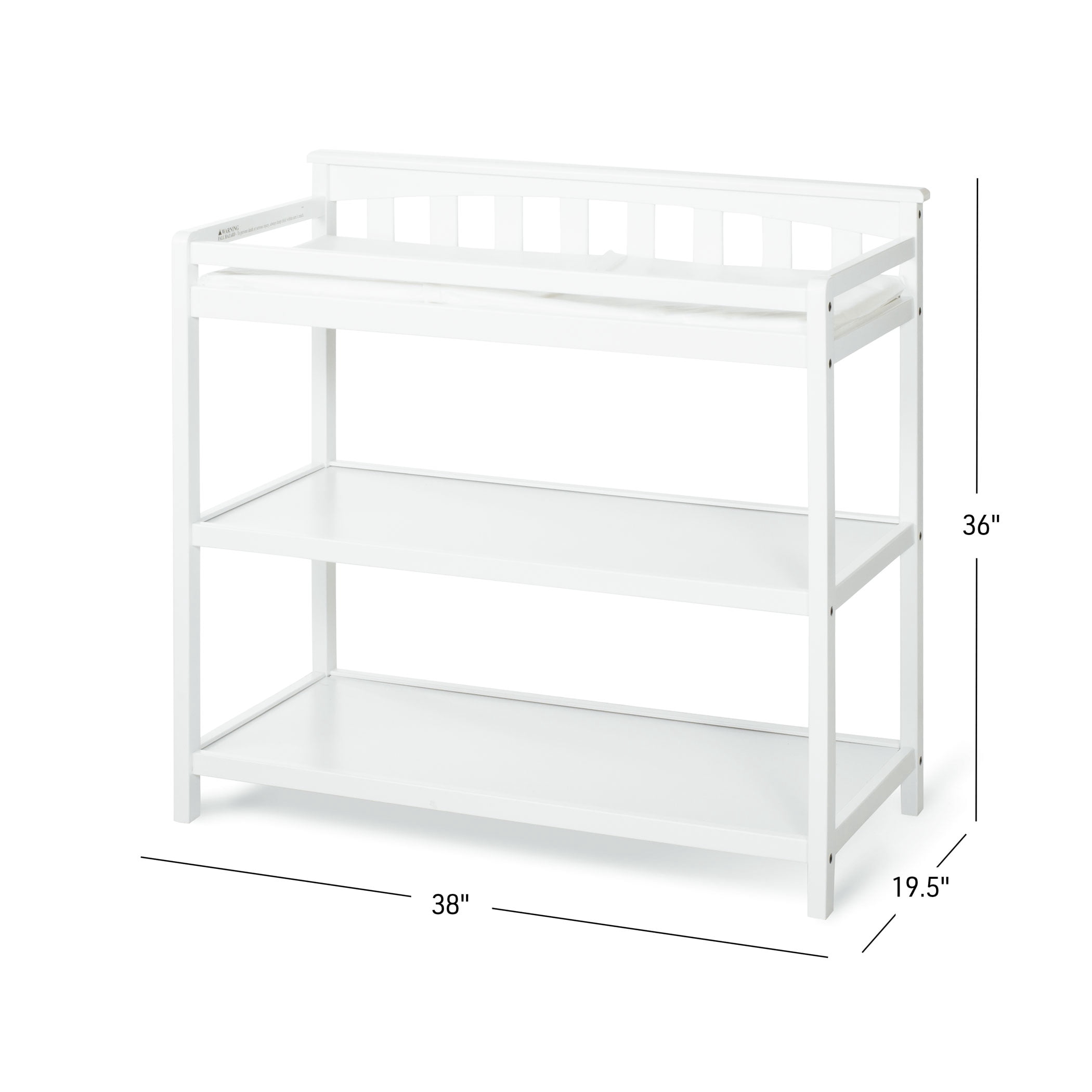 Forever Eclectic by Child Craft Flat Top Changing Table, Matte White
