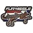 thumbnail image 3 of Mil-Spec Monkey Fur Missile PVC Morale Patch (Full Color), 3 of 3
