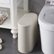 thumbnail image 5 of Yuarrent Cubo de basura eficaz para la eliminación de basura que ahorra espacio Papelera ecológica Papelera ligera Suministros de limpieza para el hogar blanco, 5 of 6
