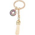 thumbnail image 1 of 26 Letters A-Z Decorative Alphabet Initial Charm Keychain for Women Girls Men Teenager Gift, 1 of 2
