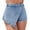 Light Blue, variant on Durtebeua Jean Shorts for Women High Waisted Pockets Casual Shorts Blue M