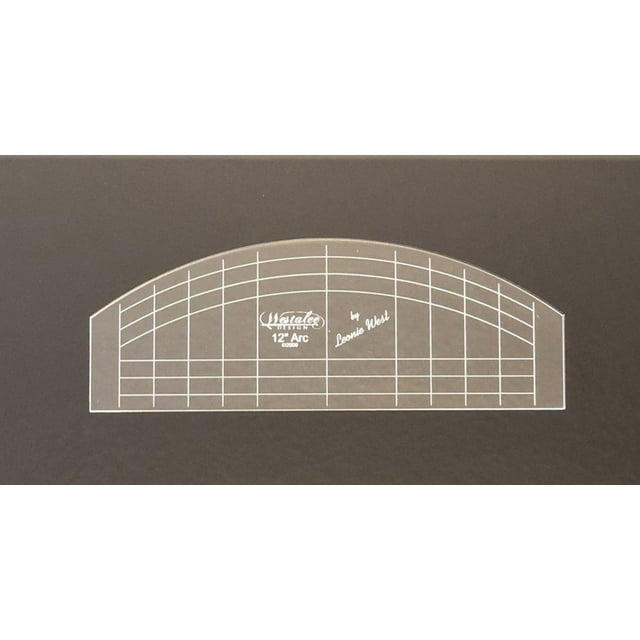 Juego de reglas de 12 arcos Template Sew Steady High Shank para principiantes