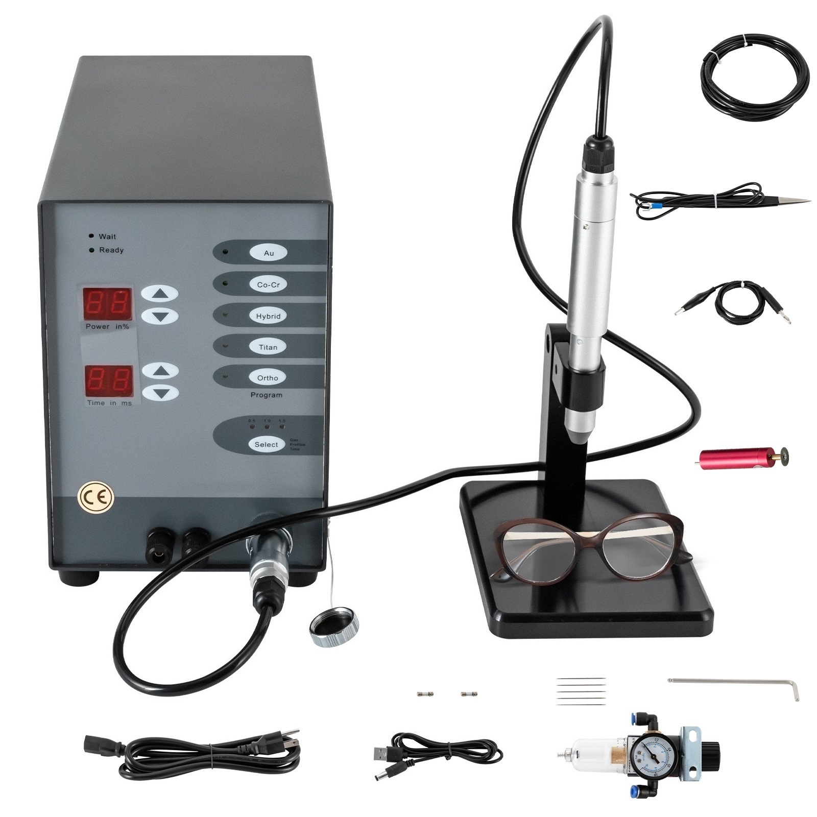 Loyalheartdy Automatic Spot Welding Machine, 300W CNC Jewelry Welder