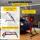 thumbnail image 5 of VEVOR Enredadera de motor automotriz, enredadera plegable de altura ajustable, capacidad de 400 libras, enredadera de motor de parte superior alta, con cuatro ruedas de 4 pulgadas, cubierta acolchada, 5 of 9